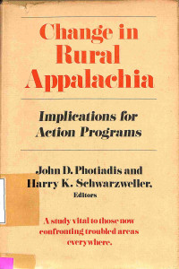 Change in Rural Appalachia.Implications for Action Programs