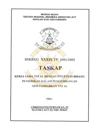 Kerja Sama TNI AL Dengan PTN/PTS di Bidang Pendidikan Dalam Pengembangan SDM Fasharkan TNI AL