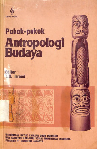 Pokok-pokok antropologi budaya