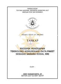 Prospek Penerapan Teknologi Komunikasi Data Paket Sebagai Sarana Kodal KRI