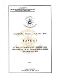 Konsep Peingkatan Kemampuan Pangkalan TNI AL Dalam Mendukung Operasional KRI