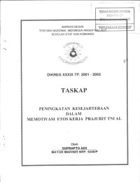 Peningkatan Kesejahteraan Dalam Memotivasi Etos Kerja Prajurit TNI AL