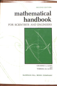 Mathematical Handbook For Scientists And Engineers