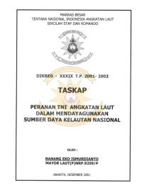 Peranan TNI Angkatan Laut Dalam Mendayagunakan Sumber Daya Kelautan Nasional