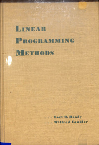 Linear Programming Methods