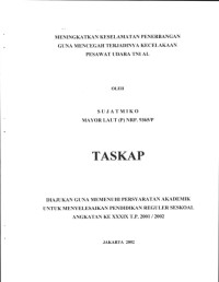 Meningkatkkan Keselamatan Penerbangan Guna Mencegah Terjadinya Kecelakaan Pesawat Udara TNI AL