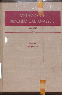 METHODS OF BICHEMICAL ANALYSIS