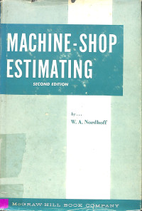 MACHINE-SHOP ESTIMATING