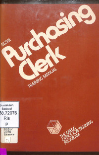 Purchasing Clerk Training Manual