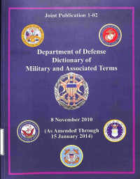 Departement Of Defense Dictionary Of Military And Associated Terms