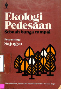 Ekologi Pedesaan: Sebuah Bunga Rampai