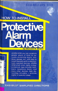 HOW TO INSTALL PROTECTIVE ALARM DEVICES