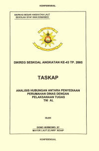 Analisis Hubungan Antara Penyediaan Perumahan Dinas Dengan Pelaksanaan Tugas TNI AL