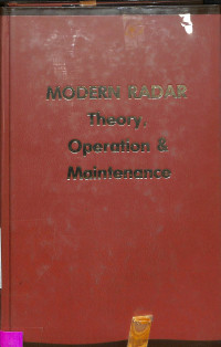 MODERN RADAR Theory,Operation & Maintenance