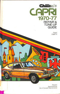 Capri 1970-77 Repair &  Tune-Up Guide