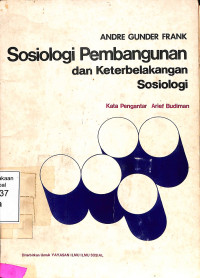 Sosiologi Pembangunan Dan Keterbelakangan Sosiologi