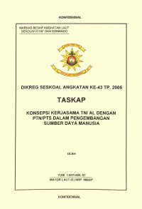 Konsepsi Kerjasama TNI AL Dengan PTN/PTS Dalam Pengembangan Sumber Daya Alam Manusia