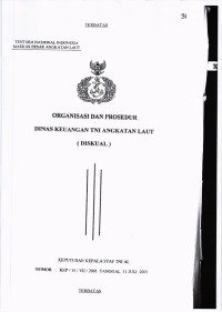 ORGANISASI DAN PROSEDUR DINAS KEUANGAN TNI ANGKATAN LAUT (DISKUAL)