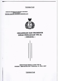 ORGANISASI DAN PROSEDUR DINAS PENGADAAN TNI AL (DISADAL)