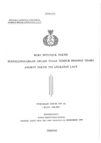 BUKU PETUNJUK TAKTIS PENYELENGGARAAN GELADI TUGAS TEMPUR PESAWAT UDARA ANGKUT TAKTIS TNI ANGKATAN LAUT