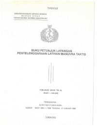 BUKU PETUNJUK LAPANGAN PENYELENGGARAAN LATIHAN MANUVRA TAKTIS