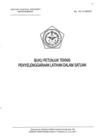 BUKU PETUNJUK TEKNIS PENYELENGGARAAN LATIHAN DALAM SATUAN