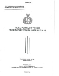 BUKU PETUNJUK TEKNIK PEMBINAAN PERWIRA KORPS PELAUT