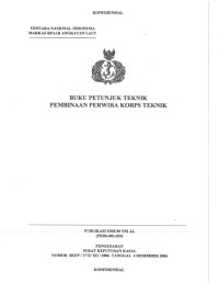 BUKU PETUNJUK TEKNIK PEMBINAAN PERWIRA KORPS TEKNIK