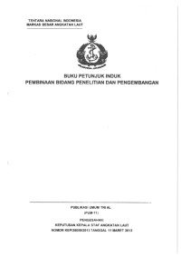 BUKUPETUNJUKINDUK PEMBINAAN BIDANG PENELITIAN DAN PENGEMBANGAN