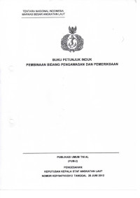 BUKU PETUNJUK INDUK PEMBINAAN BIDANG PENGAWASAN DAN PEMERIKSAAN