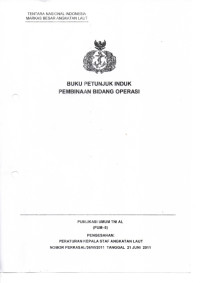 BUKU IPETUNJUK INDUKPEMBINAN BIDANG OPERASI