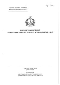 BUKU PETUNJUK TEKNIS PENYEDIAAN PRAJURIT SUKARELA TNI ANGKATAN LAUT