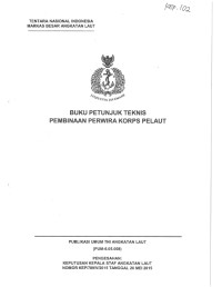 BUKU PETUNJUK TEKNIS PEMBINAAN PERWIRA KORPS PELAUT