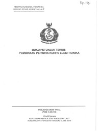 BUKU PETUNJUK TEKNIS PEMBINAAN PERWIRA KORPS ELEKTRONIKA