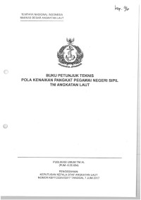 BUKU PETUNJUK TEKNIS POLA KENAIKAN PANGKAT PEGAWAI NEGERI SIPIL TNI ANGKATAN LAUT