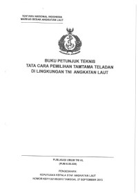 BUKU PETUNJUK TEKNIS TATA CARA PEMILIHAN TAMTAMA TELADAN DI LINGKUNGAN TNI ANGKATAN LAUT