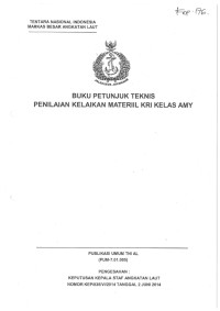 BUKU PETUNJUK TEKNIS PENILAIAN KELAIKAN MATERIIL KRI KELAS AMY