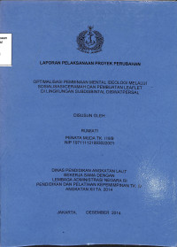 Optimalisasi Pembinaan Mental Ideologi Melalui Sosialisasi/Ceramah Dan Pembuatan LEAFLET Di Lingkungan SUBDISBINTAL DISWATPERSAL