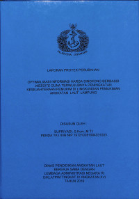 Optimalisasi Informasi Harga Singkong Berbasis Website Guna Terwujudnya Peningkatan Kesejahteraan Pemukim Di Lingkungan Pemukiman Angkatan Laut Lampung (LPP)