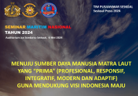 MENUJU SUMBER DAYA MANUSIA MATRA LAUT YANG “PRIMA” (PROFESIONAL, RESPONSIF, INTEGRATIF, MODERN DAN ADAPTIF) GUNA MENDUKUNG VISI INDONESIA MAJU