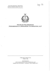 BUKU PETUNJUK PELAKSANAAN OPERAS! PENGGALANGAN DI LINGKUNGAN TNI ANGKATAN LAUT