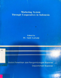 Marketing System Through Cooperatives in Indonesia