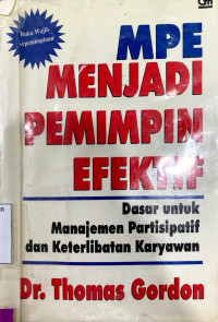 MPE Menjadi Pemimpin Efektif