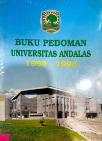 Buku Pedoman Universitas Andalas 1995-1996