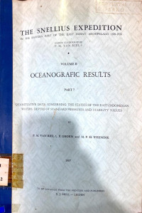 The Snellius Expedition in the Eastern past of the East Indian archipelago 1929-1930 vol.II Oceanografic results part 7