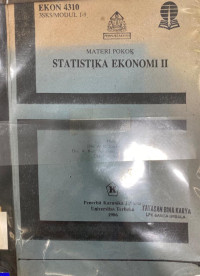 Buku Materi Pokok Statistik a Ekonomi II Ekon 4216