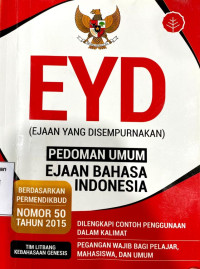 EYD Pedoman Umum Ejaan Bahasa Indonesia