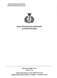 BUKU PETUNJUK PELAKSANAAN LATIHAN PRATUGAS