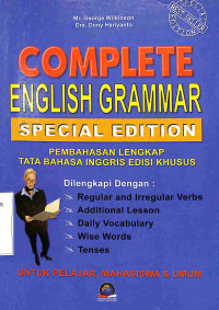 Complete English Grammar Special Edition