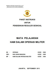 HAM Dalam Operasi Militer (2013)